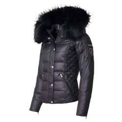 Zora - Black - Raccoon Fur